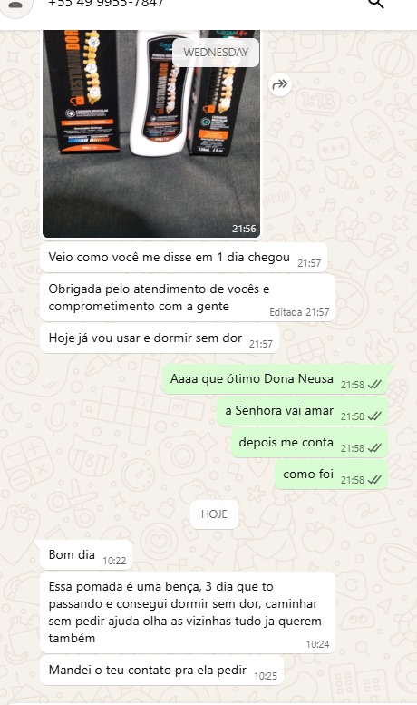 Depoimento WhatsApp